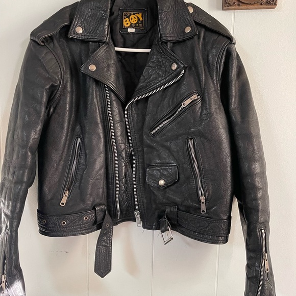Vintage leather jacket - Picture 3 of 7